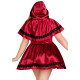 Эротический костюм Красной шапочки Leg Avenue Gothic Red Riding Hood 1X–2X, платье, накидка