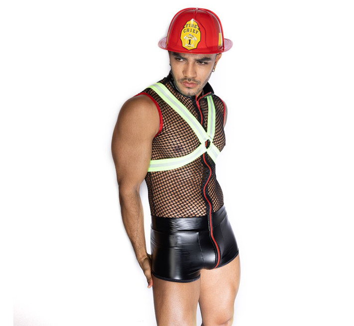 Мужской эротический костюм пожарного JSY 9152 One Size