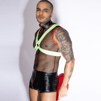 Мужской эротический костюм пожарного JSY 9152 One Size Мужской эротический костюм пожарного JSY 9152 One Size