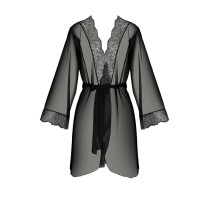 Пеньюар Passion Amberly PeignoirL black 6XL/7XL