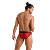 Чоловічі напівпрозорі труси Passion 031 Slip Mike Red XXL/XXXL