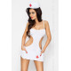 Эротический костюм медсестры Passion Erotic Line AKKIE SET XXL/XXXL Белый