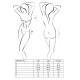 Прозорий жіночий комплект Passion Erotic Line RAMONA SET XXL/XXXL Чорний