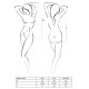 Розкішне Боді Passion BRIDA BODY XXL/XXXL Червоне