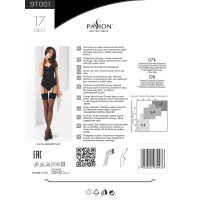 Панчохи під пояс Passion ST001 1/2 Чорні