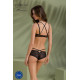 Комплект Passion DROSERA BIKINI black, S/M, бюстгальтер и трусики-кюлоты
