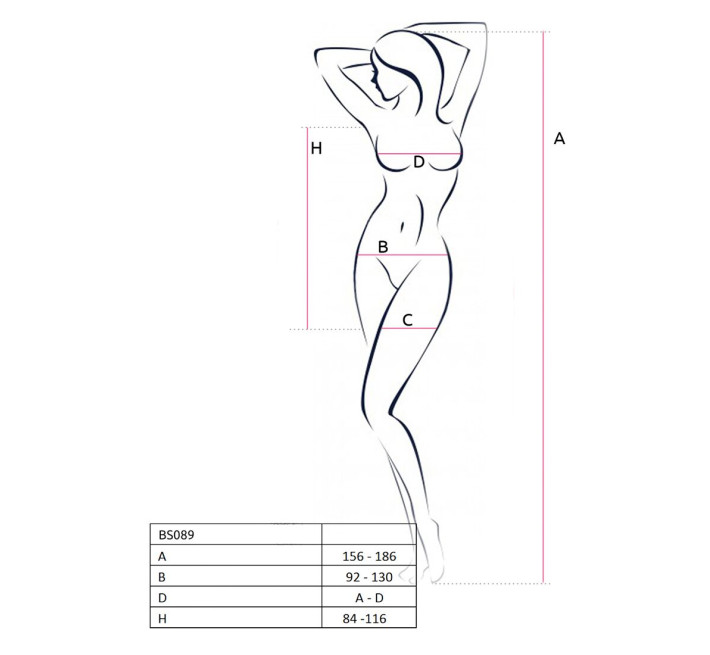 Бодистокинг-платье Passion BS089 white