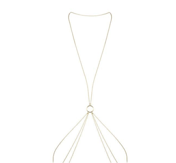 Ланцюжок для тіла Bijoux Indiscrets Magnifique 8 Body Chain Золотий