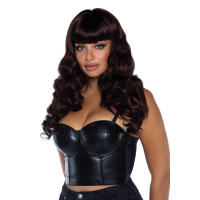 Хвиляста перука Leg Avenue Misfit Long Wavy Wig Brown, довга, реалістичний вигляд, 61 см Хвиляста перука Leg Avenue Misfit Long Wavy Wig Brown, довга, реалістичний вигляд, 61 см