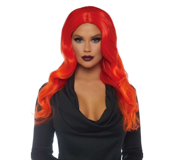 Рыжий парик омбре Leg Avenue Ombre long wavy wig, длинный, локоны, 61 см