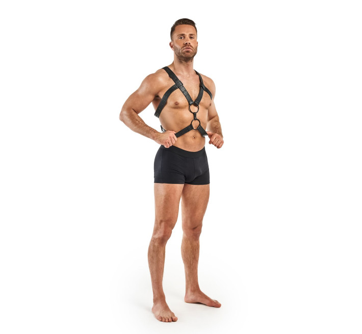 Портупея Bedroom Fantasies: Rocco Bondage Harness, чорна