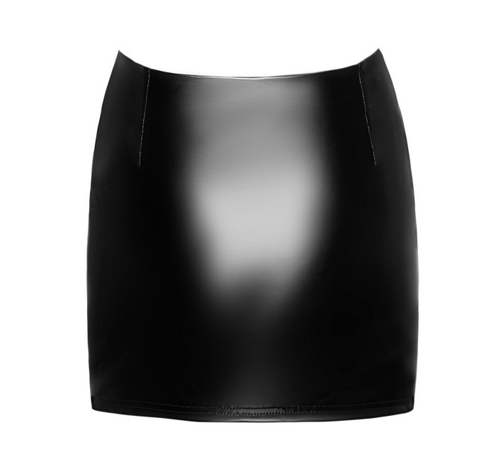 Юбка Noir Handmade F345 Powerwetlook skirt with garter - M