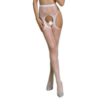 Эротические колготки-бодистокинг Passion ECO S001 white
