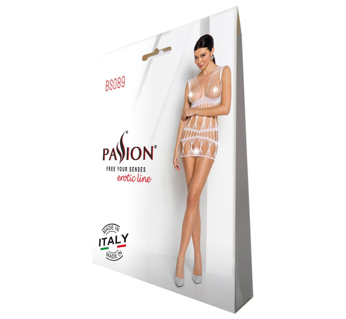 Бодистокинг-платье Passion BS089 white