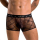 Чоловічі прозорі боксери Passion 032 Short James Black L/XL