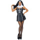 Костюм черниці Leg Avenue Naughty Nun XS, сукня, головний убір