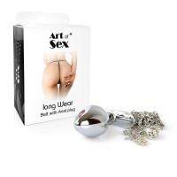 Украшение на тело Art of Sex – Long Wear с металлической анальной пробкой М Украшение на тело Art of Sex – Long Wear с металлической анальной пробкой М