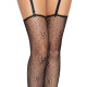 Чулки Leg Avenue Daisy Dot Fishnet Stockings One Size Black