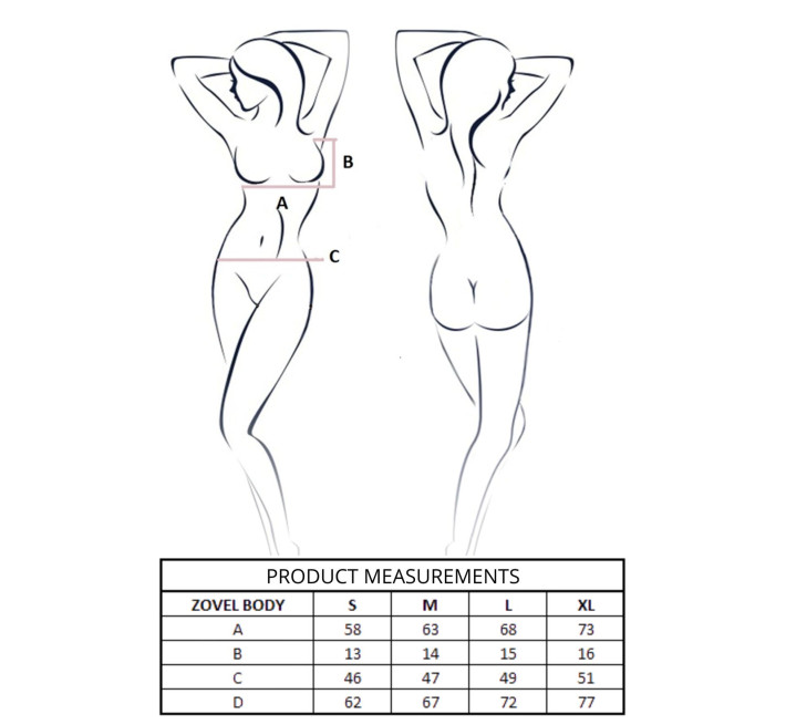 Боді Passion ZOVEL BODY light pink L