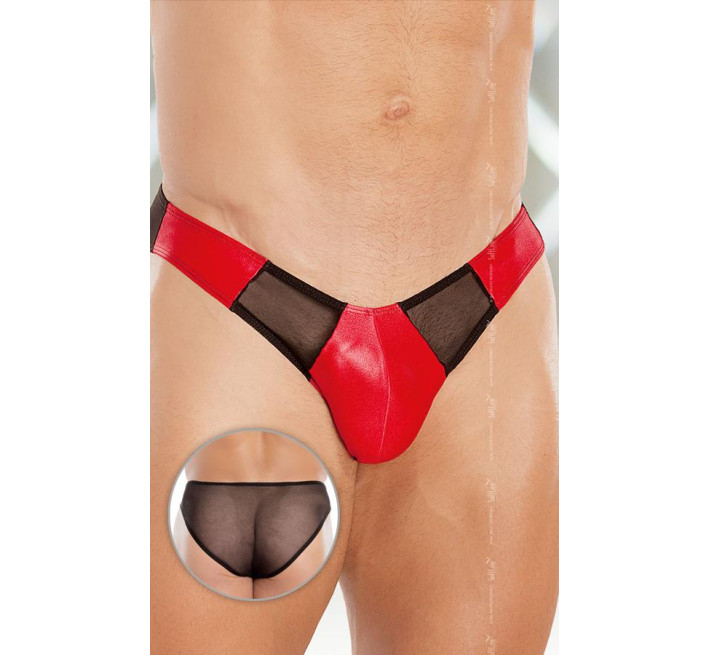 Труси SoftLine Thong 4466 XL Червоні