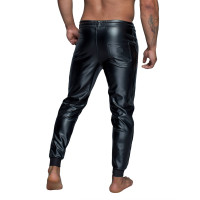 Чоловічі трегінси Noir Handmade H063 Powerwetlook treggings, 3XL, мокрий ефект