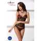 Комплект білизни Passion MELISSA SET black S/M