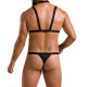 Комплект мужского белья со стрепом Passion 039 Set Andrew black L/XL