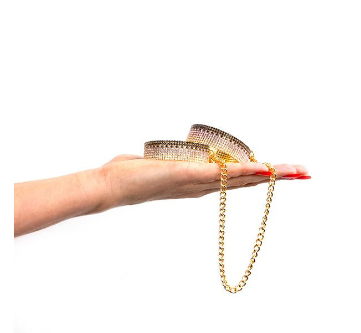 Лакшері наручники-браслети із кристалами Rianne S: Diamond Cuffs, подарункова упаковка