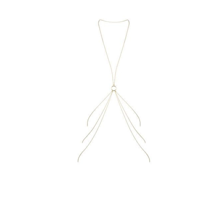 Ланцюжок для тіла Bijoux Indiscrets Magnifique 8 Body Chain Золотий