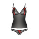 Комплект білизни Passion MELISSA SET black S/M