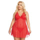 Пеньюар SoftLine Berta Червоний 2XL