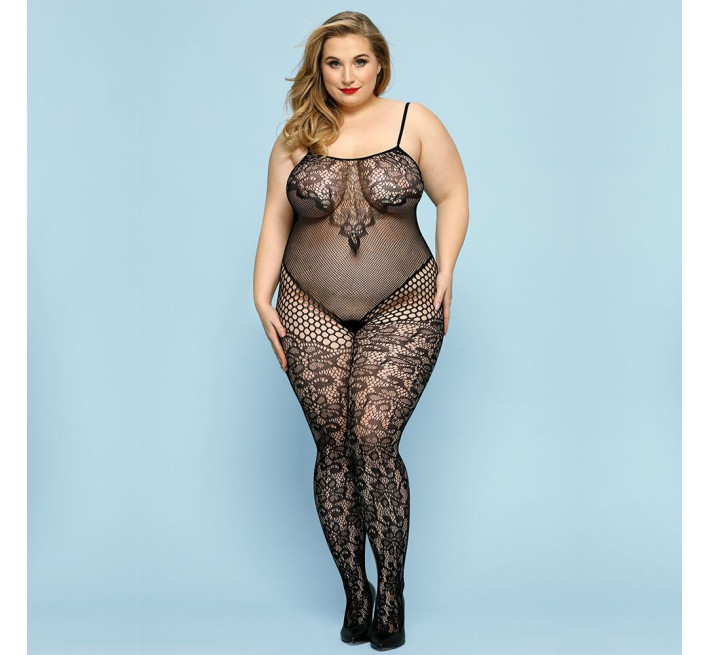 Бодистокинг JSY P91167 Черный Plus Size