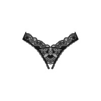 трусики Obsessive Donna Dream crotchless thong черные XL/2XL