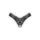 трусики Obsessive Donna Dream crotchless thong черные XL/2XL