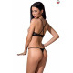 Комплект белья Passion QUENTRIS BIKINI Черный XXL/XXXL