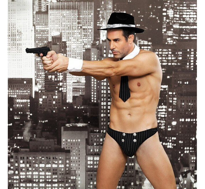 Рольовий костюм гангстера JSY Небезпечний Джек S/M