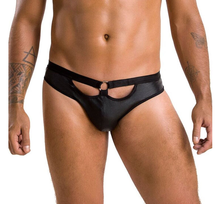 Слипы мужские с вырезами Passion 041 Slip Joe Black XXL/XXXL