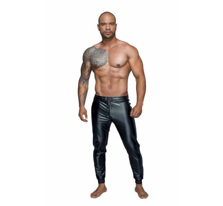 Мужские треггинсы Noir Handmade H063 Powerwetlook treggings, 3XL, мокрый эффект