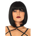 Коротка перука каре з чубчиком Leg Avenue Short natural bob wig, чорна