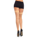Панчохи-сітка Leg Avenue Nylon Fishnet Thigh Highs One size, Nude, дрібна сітка