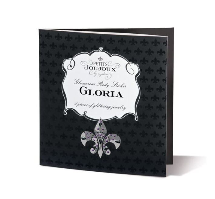 Пэстис из кристаллов Petits Joujoux Gloria set of 3 Зеленые/Голубые