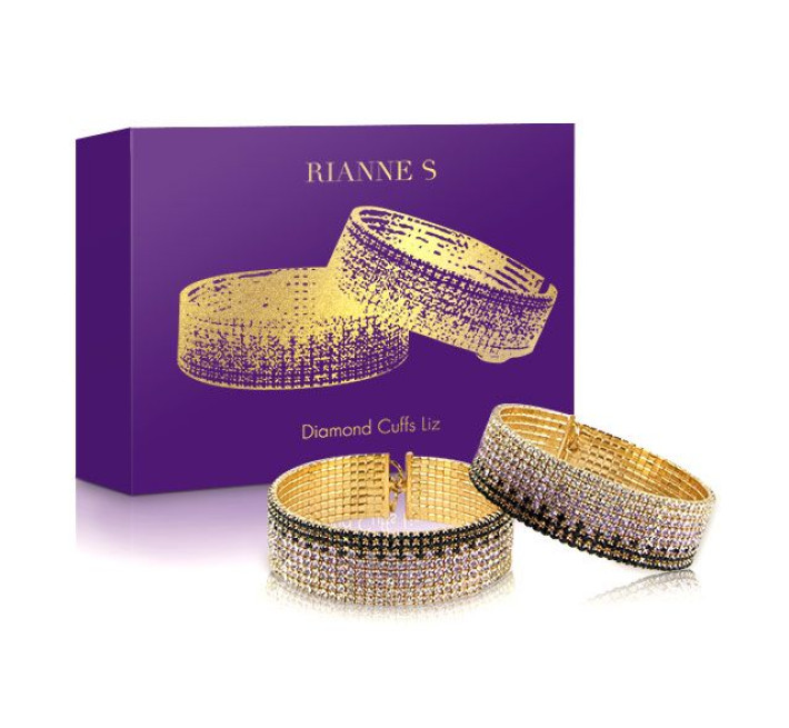 Лакшері наручники-браслети із кристалами Rianne S: Diamond Cuffs, подарункова упаковка