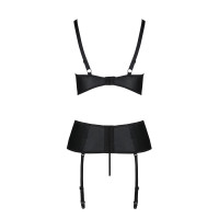 Корсет с открытой грудью Passion JANNIES CORSET black XXL/XXXL