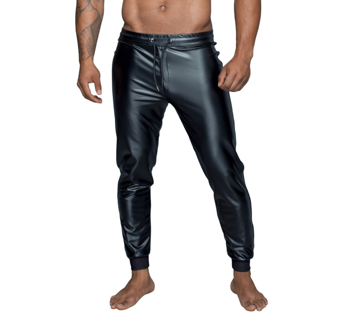 Мужские треггинсы Noir Handmade H063 Powerwetlook treggings, 3XL, мокрый эффект