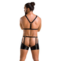 Комплект эротического мужского белья Passion 047 Set John black XXL/XXXL
