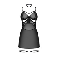 Бебі-долл Obsessive Arrowel Black chemise S/M