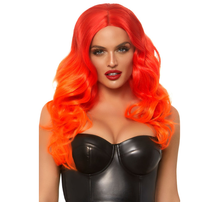 Рыжий парик омбре Leg Avenue Ombre long wavy wig, длинный, локоны, 61 см