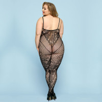 Бодістокінг JSY P91167 Чорний Plus Size