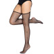 Чулки Leg Avenue Daisy Dot Fishnet Stockings One Size Black