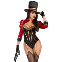 Костюм циркачки Leg Avenue Ravishing Ringmaster Bodysuit S